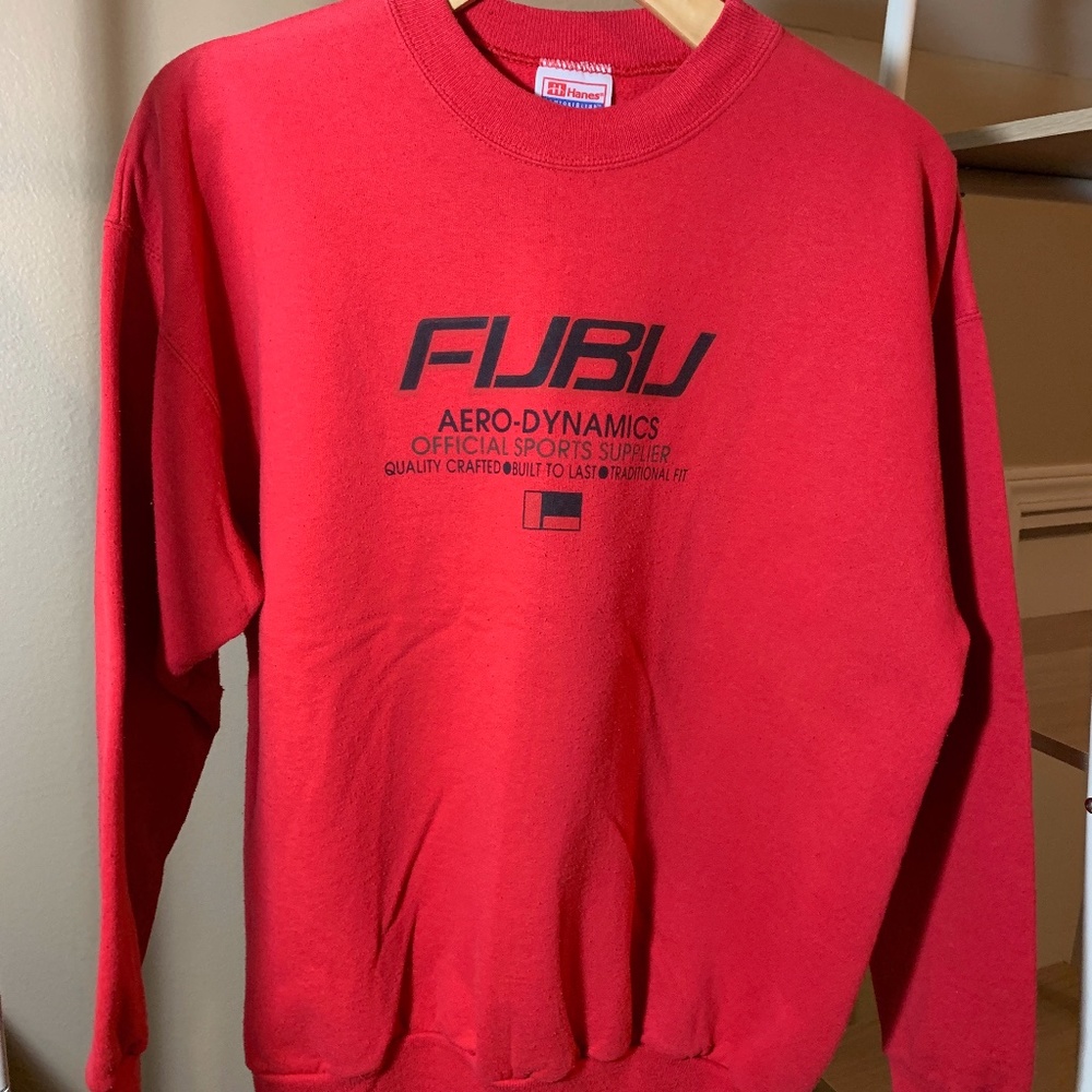 Vintage FUBU red crewneck